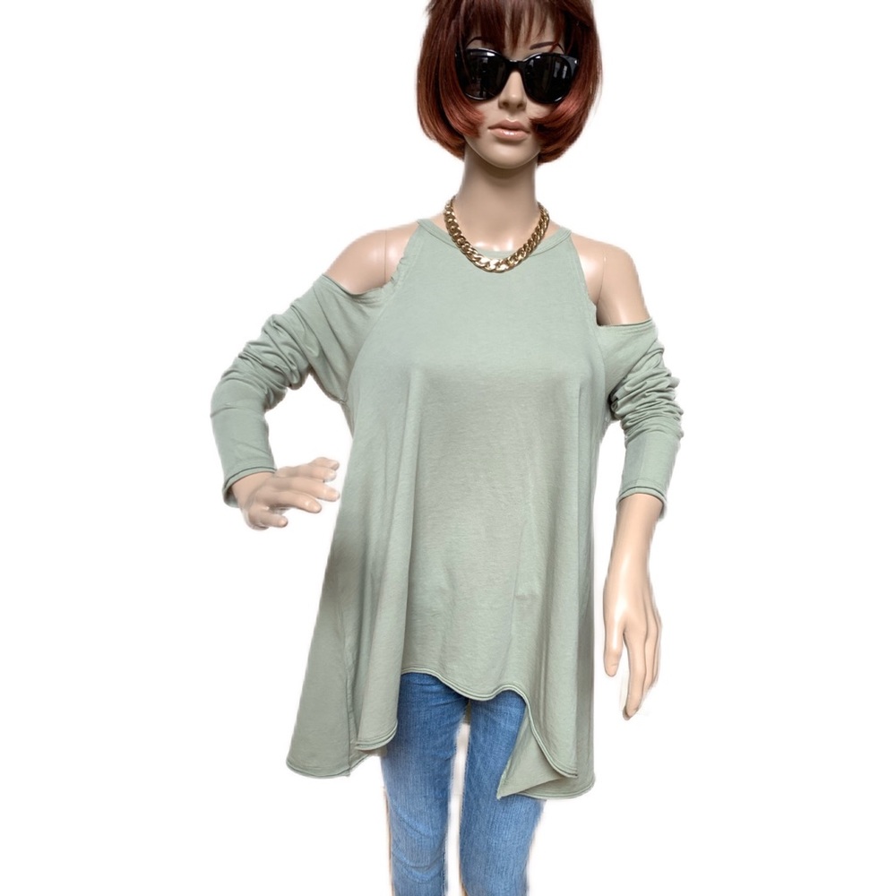 Saks Fifth cold shoulder tunic, NWOT, S